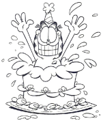 Garfield Kolorowanie Online